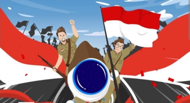 Ilustrasi lomba online 17 Agustus. [Int]